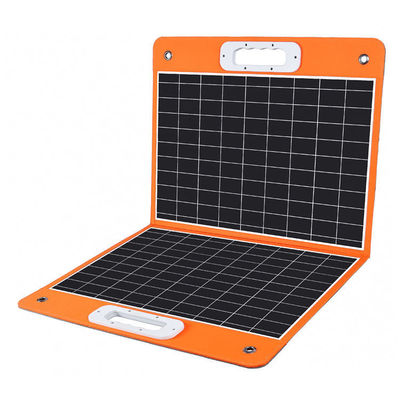 166mmx166mm Célula 100w painel solar dobrável para acampamento 12V carregador solar dobrável