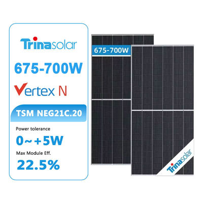 TS4* Conector 670W 700W Trina Painéis Solares Energia Pv Modulos Panneau Solaire Para Casa