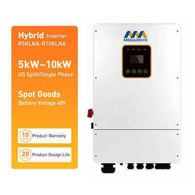 5KW R5KLNA Megarevo Inverter Solar Híbrido Fase Dividida Inverter Solar para Casa versão dos EUA