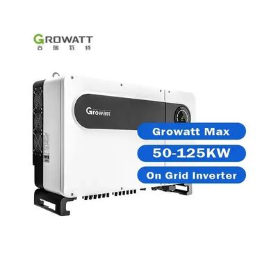 Growatt MAX 100-125KTL3-X LV Inverter trifásico 84KG Tipo de saída e conexão WiFi