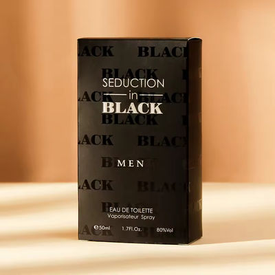 Colônia Masculina Sentiment - Fragrância Amadeirada Fresca de Longa Duração 50ml EDP Spray Natural para Estudantes