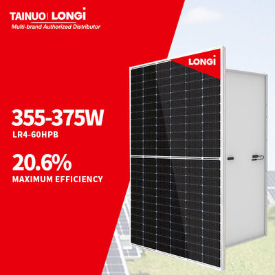 TAINUO Longi Himo 4m LR4-60HPB All Black Mono Panel Solar 365W 370W 375W módulo fotovoltaico solar