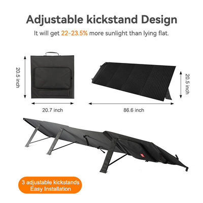 156.75mmx156.75mm Célula 18V 100w Kit de painel solar portátil para carregamento em movimento