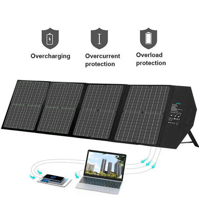 Painéis solares dobráveis de 160W com tamanho de célula de 156,75mmx156,75mm Voltagem máxima do sistema 100V