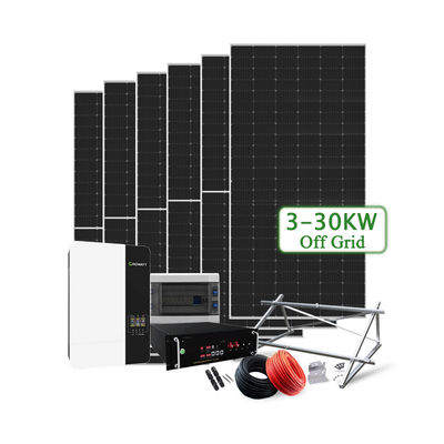 Sistema de Energia Solar Off Grid de 10 kW com Kit de Painéis Solares de Silício Monocristalino de 10000w