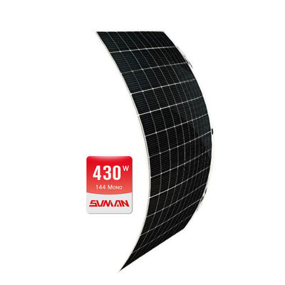 Encomenda OEM suportado 100w painel solar flexível para RV Caravana barco iate área remota