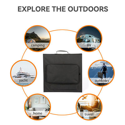 Painel solar portátil de acampamento de 20W 30W com porta USB tipo-C e estrutura dobrável