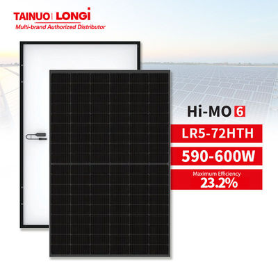 600W 595W 590W 580W Longi Solar Hi-MOX6 HPBC 23,2% N-TYPE painel fotovoltaico com revestimento anti-polvo