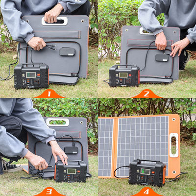FF Flashfish Painel solar dobrável de 200W Painel solar dobrável de 60W À prova de intempéries