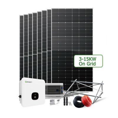 Manual de instalação de suporte técnico do sistema solar para um sistema ligado à rede de 10 kW