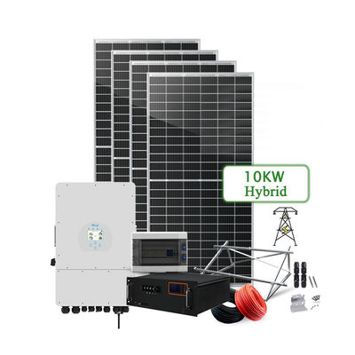 Bateria de íons de lítio Tipo 5000W 8000W 1000W Sistema fotovoltaico de painéis solares residenciais