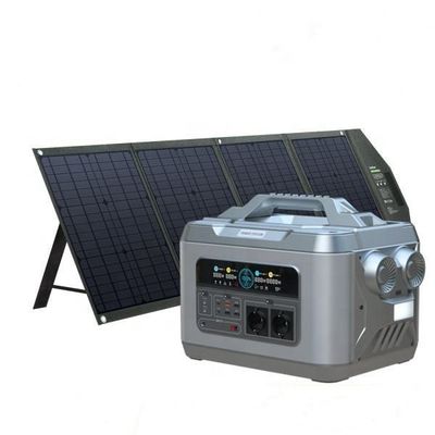 Estação portátil de energia solar para aparelhos domésticos Bateria de carregamento LiFePO4