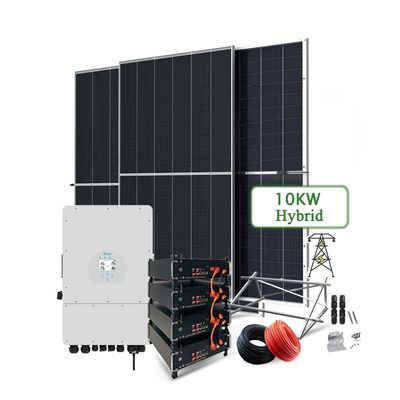 Controlador MPPT Sistema de energia solar de 10 KVA para armazenamento doméstico de energia solar comercial