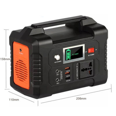 Estação de energia solar portátil de 600W com bateria de lítio USB e saída AC de 110V/220V
