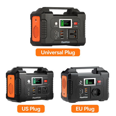 Estação de energia solar portátil de 600W com bateria de lítio USB e saída AC de 110V/220V