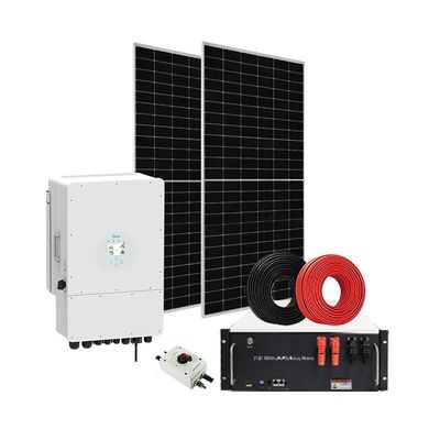 Inverter solar híbrido de montagem em terra 3KW 4KW 5KW 6KW 8KW 10KW com bateria de lítio