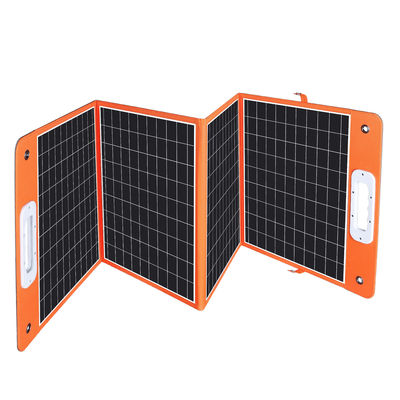 Painel Solar Monocristalino dobrável 100W para MOQ baixo Personalizar Peso leve QC3.0 PD45W
