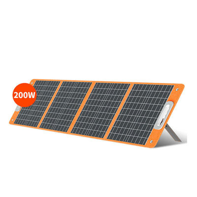 Kit de painel solar portátil 100W com carregador de telefone USB para acampar