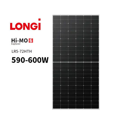 LR5-72HTH 595M 590W 595W 600W Painel solar para sistema de energia solar Primeiro ano decaimento 1,5%