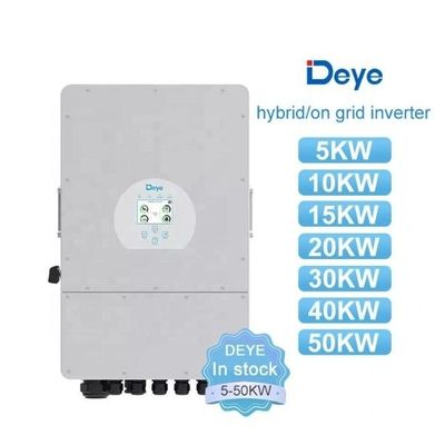Europe Voltage 8Kw 10Kw 12Kw Inverter híbrido de três fases com tensão de entrada 160-800Vdc