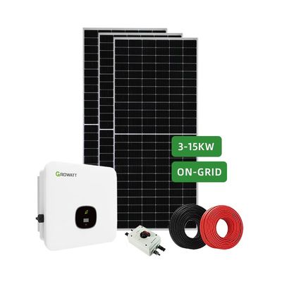 10-50KW Sistema de energia solar para casa Bateria de íons de lítio de 48V Solução perfeita