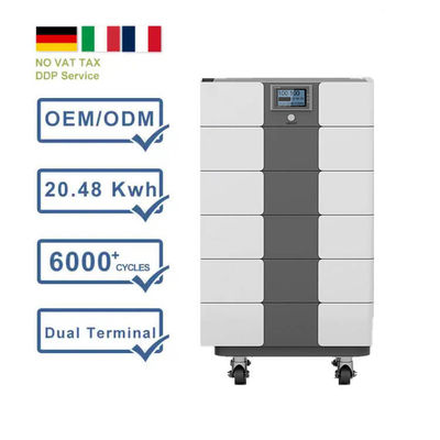 102.4V 153.6V 204.8V 256V 307.2V Bateria de lítio para sistemas domésticos de armazenamento de energia