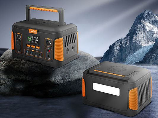 Carregamento sem fio 1000W Pure Sine Wave MPPT Estação de energia solar com entrada AC 25v 6A