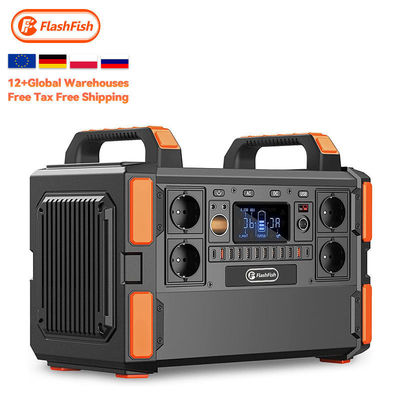 Estação de energia portátil de 1000w para acampamento Flashfish Pure Sine Wave Painel solar de carregamento