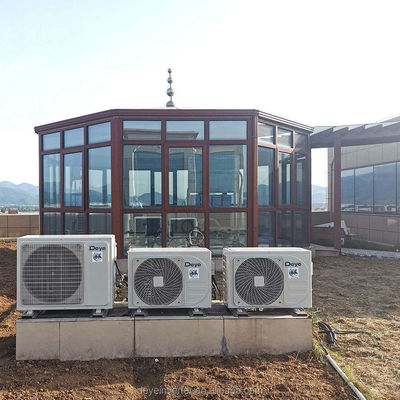 Conjunto de temporizador Ar condicionado a energia solar OFF GRID DC 48V split híbrido portátil