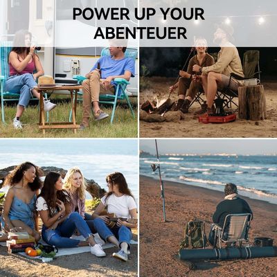 1000W Baterias de íons de lítio Estação de energia para acampamento Inverter Tipo onda senoide pura