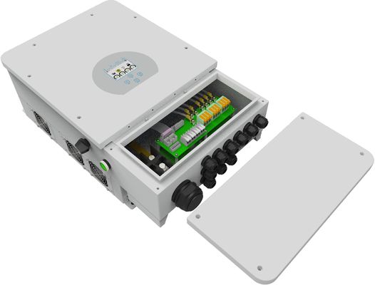 Deye 5/6/8/10/12K-SG04LP3 2 MPPT inversor solar híbrido para instalações de 422/658/281mm