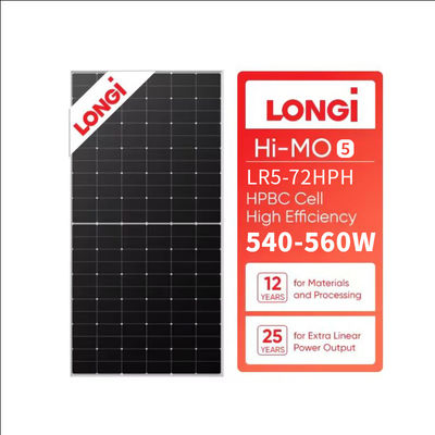 LR5-72HPH 535M 535w 540w 550w Módulo fotovoltaico solar monocelular de meia célula com tolerância de potência 0-3%