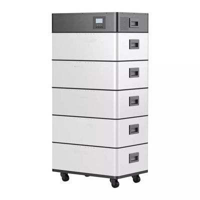 Potente bateria de iões de lítio LiFePO4 empilhada de 15KWh 51.2V 280AH para armazenamento de energia solar