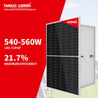Módulo Solar de 182 mm 540 Watt com eficiência de 21,7% e caixa de junção de três diodos