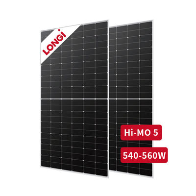 LONGI Painel Solar Hi-MO5 MLR5-72HBD 540-560M Tecnologia de Mono Meio Corte e Competitivo