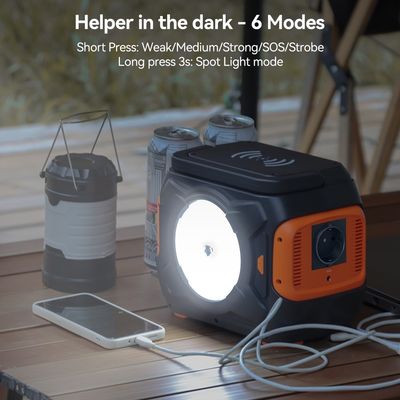 292Wh 320W Bateria de lítio Estação de energia portátil para acampamento ao ar livre