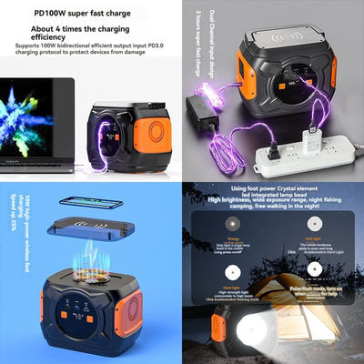 292Wh 320W Bateria de lítio Estação de energia portátil para acampamento ao ar livre