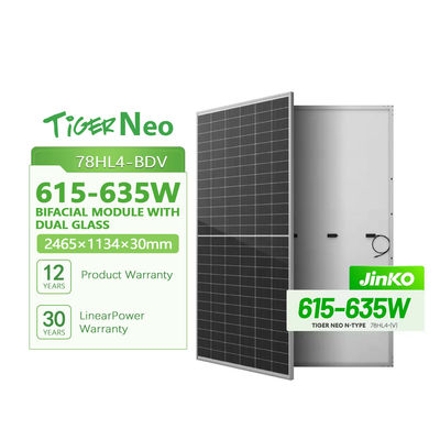 182mmx182mm Tamanho da célula Jinko 550W Módulo mono-facial painel solar para suas necessidades B2B