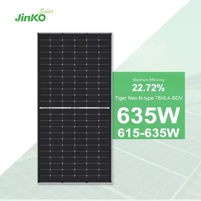 Kit completo 580 watts JINKO Painéis solares de vidro duplo com estrutura de liga de alumínio anodizado