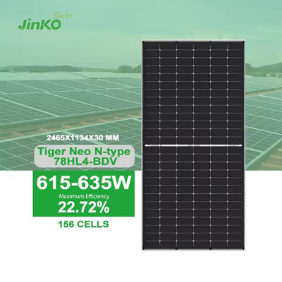 Kit completo 580 watts JINKO Painéis solares de vidro duplo com estrutura de liga de alumínio anodizado