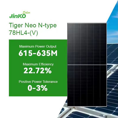 Kit completo 580 watts JINKO Painéis solares de vidro duplo com estrutura de liga de alumínio anodizado