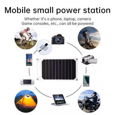 Carregador de painel solar portátil Carregador de bateria multifuncional de 48 V para acampar e viajar