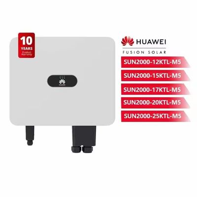 25KW Sun2000-25KTL-M5 Inverter fotovoltaico solar de três fases MPPT com tensão de saída de 1100V