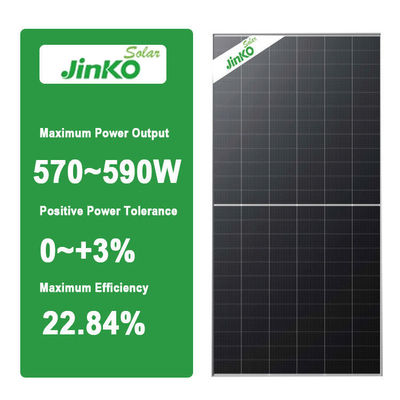 Jinko Tiger Neo Tipo N Dual Glass 570W 575W 580W 585W 590W EUA Armazém Painéis Solares Bifaciais