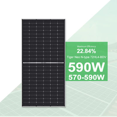 Jinko Tiger Neo 570W-590W Painel Solar Mono-Facial Adequado para Várias Aplicações