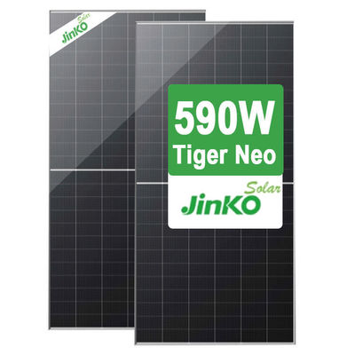 N-Type Mono Solar Panel Jinko 550w 555w Tiger Neo 72HL com caixa de junção IP68