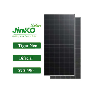 N-Type Mono Solar Panel Jinko 550w 555w Tiger Neo 72HL com caixa de junção IP68