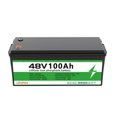 Bateria de lítio LFP de 12V100AH para alimentação de reserva ao ar livre e assistência rodoviária de RV