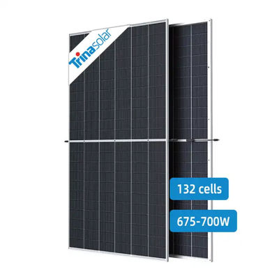 Modulo fotovoltaico solar Trina de vidro duplo tipo N