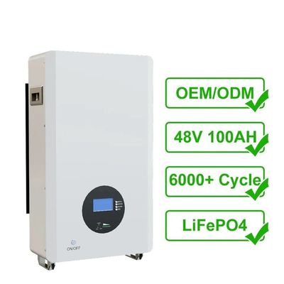 Sistema solar off-grid de 5 a 10 kWh pendente na parede com capacidade mínima de 148Ah e projeto 2024